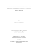 A Novel Approach to Multiple Hypothesis Testing Under Dependence and Insights for Inference on Random Dot Product Networks