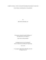Computational Study of Receptor Mediated Endocytosis for Functional Nanoparticle Transport