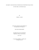 Solubility and Partition of Indium Solute Between Sublattices in the Cubic Laves Phase GdAl2