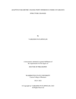 Adaptive Parametric Change Point Inference Under Covariance Structure Changes