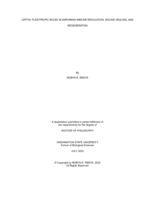 Leptin: Pleiotropic roles in amphibian immune regulation, wound healing, and regeneration