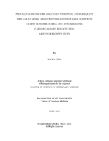 Prevalence and factors associated with initial and subsequent shockable cardiac arrest rhythms and their association with patient outcomes in dogs and cats undergoing cardiopulmonary resuscitation: a Recover registry study