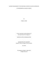 Audience Engagements to the Emotional Contents in Video Ads Produced by the Environmental Advocacy Groups