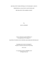 Are healthy foods optimally sustainable? A multi-dimensional analysis of 6,000 foods and beverages in the American diet