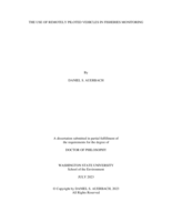 The use of remotely piloted vehicles in fisheries monitoring