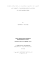 Comedy, Controversy, and Computers: Evaluating the Validity and Usability of Machine Learning Classifiers for Entertainment Media