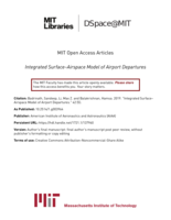 Integrated Surface-Airspace Model of Airport Departures