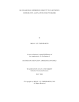 Re-Examining Imperfect Substitution Between Immigrants and Native-Born Workers