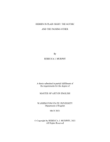 Hidden in Plain Sight: The Gothic and the Passing Other