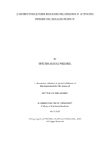 25-Hydroxycholesterol Regulates Inflammation by Activating Integrin-FAK Signaling Pathway