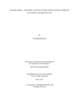 Crowdfunding – Exploring the Role of Firm and Platform Attributes on Funding and Firm Success