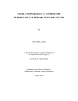 Novel technologies to improve the performance of biomass pyrolsis systems
