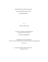 Spectroscopic Studies of Bulk and Surface Interactions in the Condensed Phase