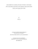 Development of a general dynamic hysteretic light-frame structure model and study on the torsional behavior of open-front light-frame structures