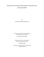 The effects of nucleosome core particle packaging on DNA charge transport