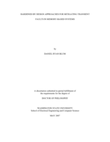 Hardened by design approaches for mitigating transient faults in memory-based systems