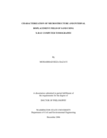 Characterization of microstructure and internal displacement field of sand using X-ray computed tomography