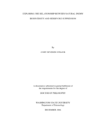 Exploring the relationship between natural enemy biodiversity and herbivore suppression