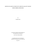 Kinetics of salmon (Oncorhynchus gorbuscha) quality changes during thermal processing