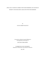 Apple (Malus domestica borkh.) fruit skin disorders and changes in pigment concentrations associated with the disorders