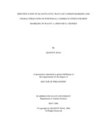 Identification of quantitative trait loci linked markers and characterization of positional candidate genes for beef marbling in Wagyu x Limousin F2 crosses