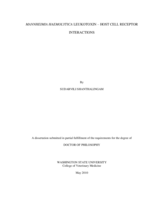 Mannheimia haemolytica leukotoxin: host cell receptor interactions