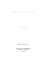 Spectrally arbitrary zero-nonzero patterns