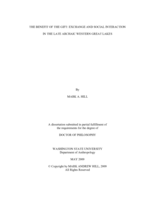 The benefit of the gift: exchange and social interaction in the Late Archaic western Great Lakes