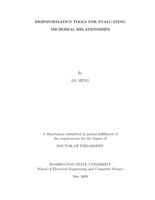 Bioinformatics tools for evaluating microbial relationships