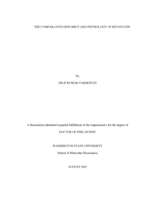 The comparative genomics and physiology of myostatin
