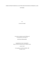 Energy-efficient protocols and topologies for sensor and personal-area networks