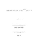 Pim kinases phosphorylate p21 CiP1/WAF1 and c-Myc