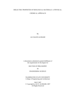 Dielectric properties of biological materials: a physical-chemical approach