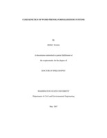 Cure kinetics of wood phenol-formaldehyde systems