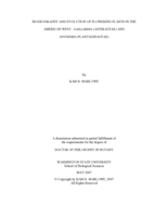 Biogeography and evolution of flowering plants in the American West: Gaillardia (asteraceae) and Synthyris (plantaginaceae)