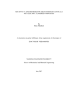 Size effects and deformation mechanisms in nanoscale metallic multilayered composites