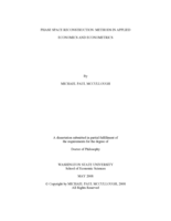 Phase space reconstruction: methods in applied economics and econometrics