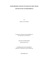 Food preservation by pulsed electric fields and selected antimicrobials