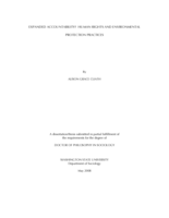 Expanded accountability?: human rights and environmental protection practices