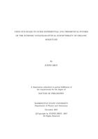 Using sum rules to guide experiential and theoretical studies of the intrinsic nonlinear-optical susceptibility of organic molecules