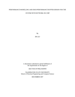 Performance modelling and high performance buffer design for the system with network on chip