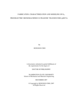 Fabrication, characterization and modeling of K31 piezoelectric micromachined ultrasonic transducers (pMUTs)
