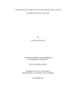 Ad majorum dei glorium: Jesuit secondary education in Washington State, 1886-1919
