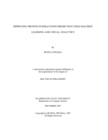 Improving protein interactions prediction using machine learning and visual analytics