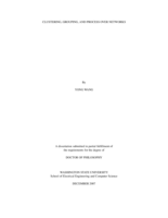 Clustering, grouping, and process over networks