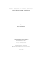 Thread selection and control: Towards a concurrency model for Prolog