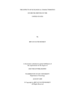 The effects of ecological characteristics on drunk driving in the United States