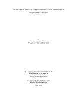 On the role of historical constraint in evolution: An emphasis in salamander evolution