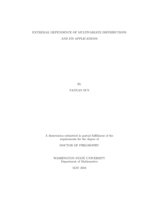 Extremal dependence of multivariate distributions and its applications