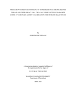 Finite growth mixture modeling of biomarkers for chronic kidney disease and their impact on a two-part (semicontinuous) growth model of coronary artery calcification: the Spokane heart study